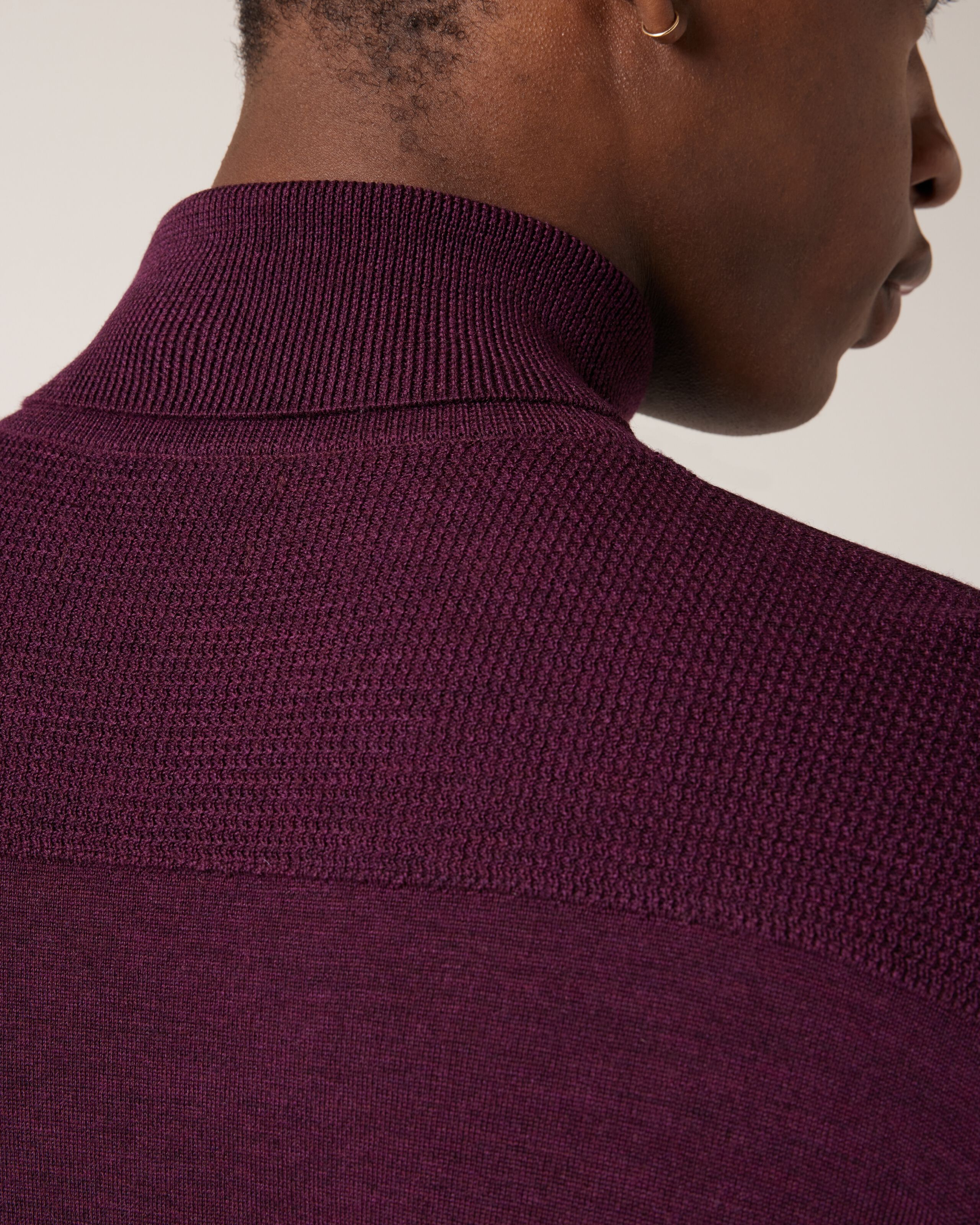 Plum roll neck sales